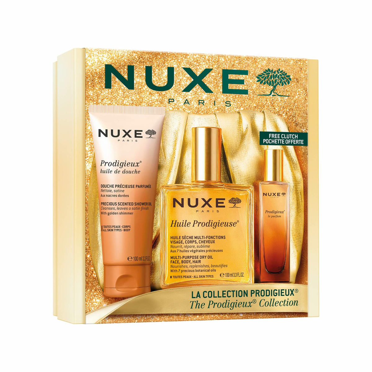 NUXE Weihnachtsset Die Prodigieux Kollektion (4 Stk)