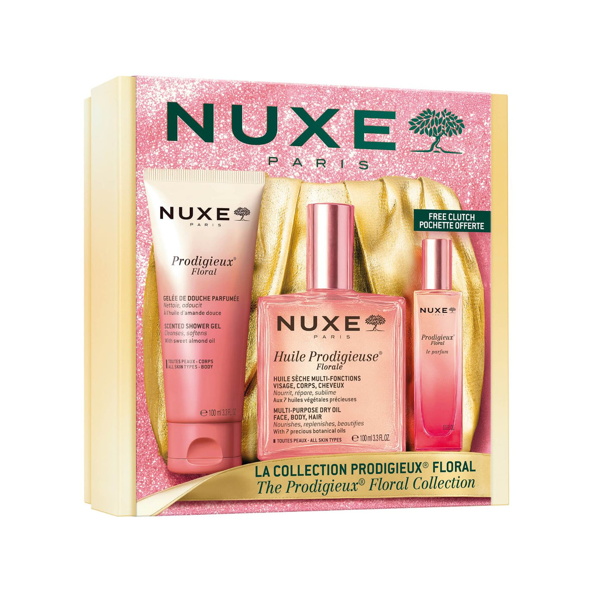 NUXE Weihnachtsset Die Prodigieux Kollektion Floral (4 Stk)