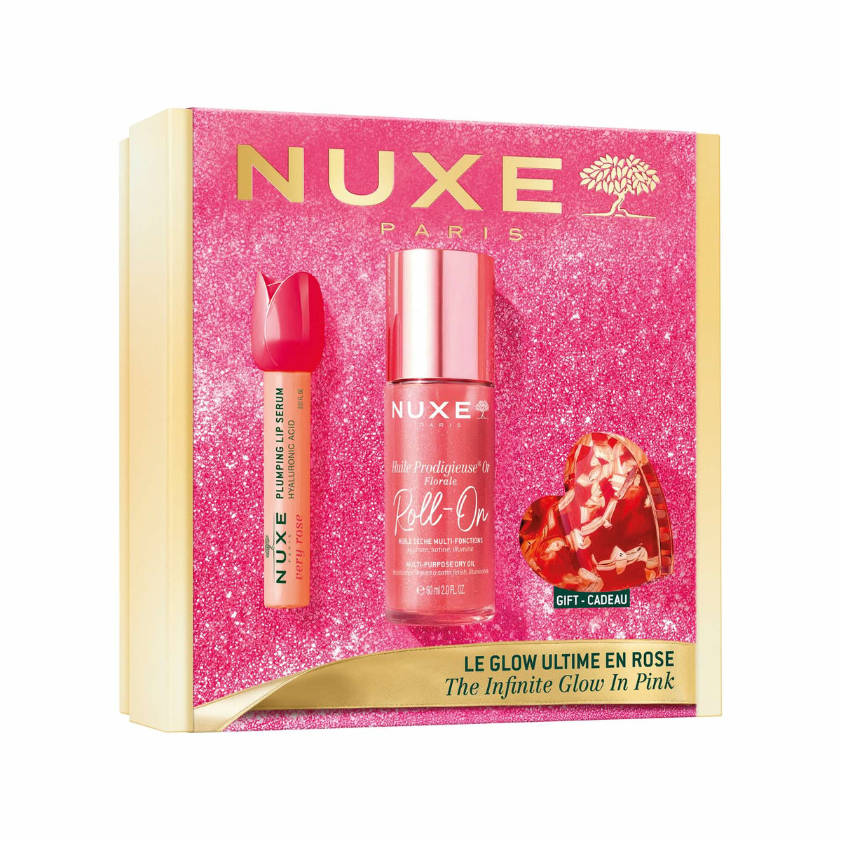 NUXE Weihnachtsset The Infinite Glow in Pink (3 Stk)