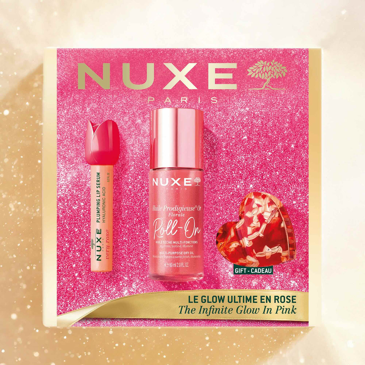 NUXE Weihnachtsset The Infinite Glow in Pink (3 Stk)