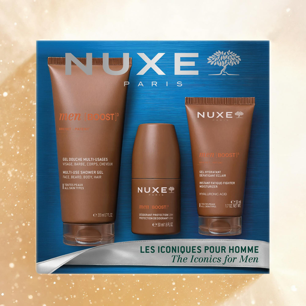 NUXE Men Weihnachtsset Boost Die Ikonen für den Mann (3 Stk)