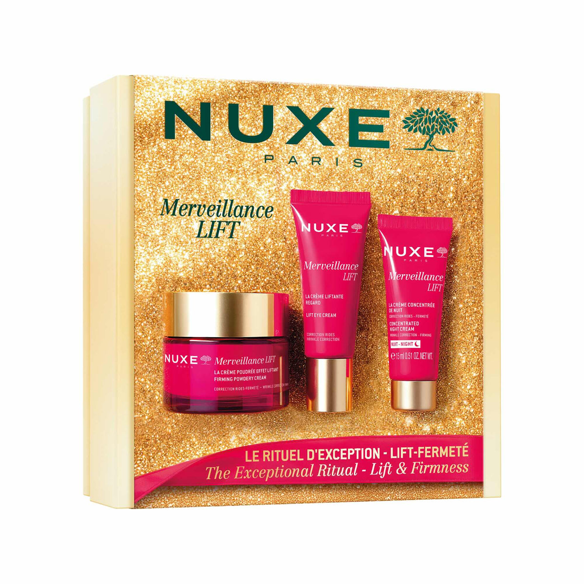 NUXE Weihnachtsset Merveillance Lift Das aussergewöhnliche Ritual (3 Stk)