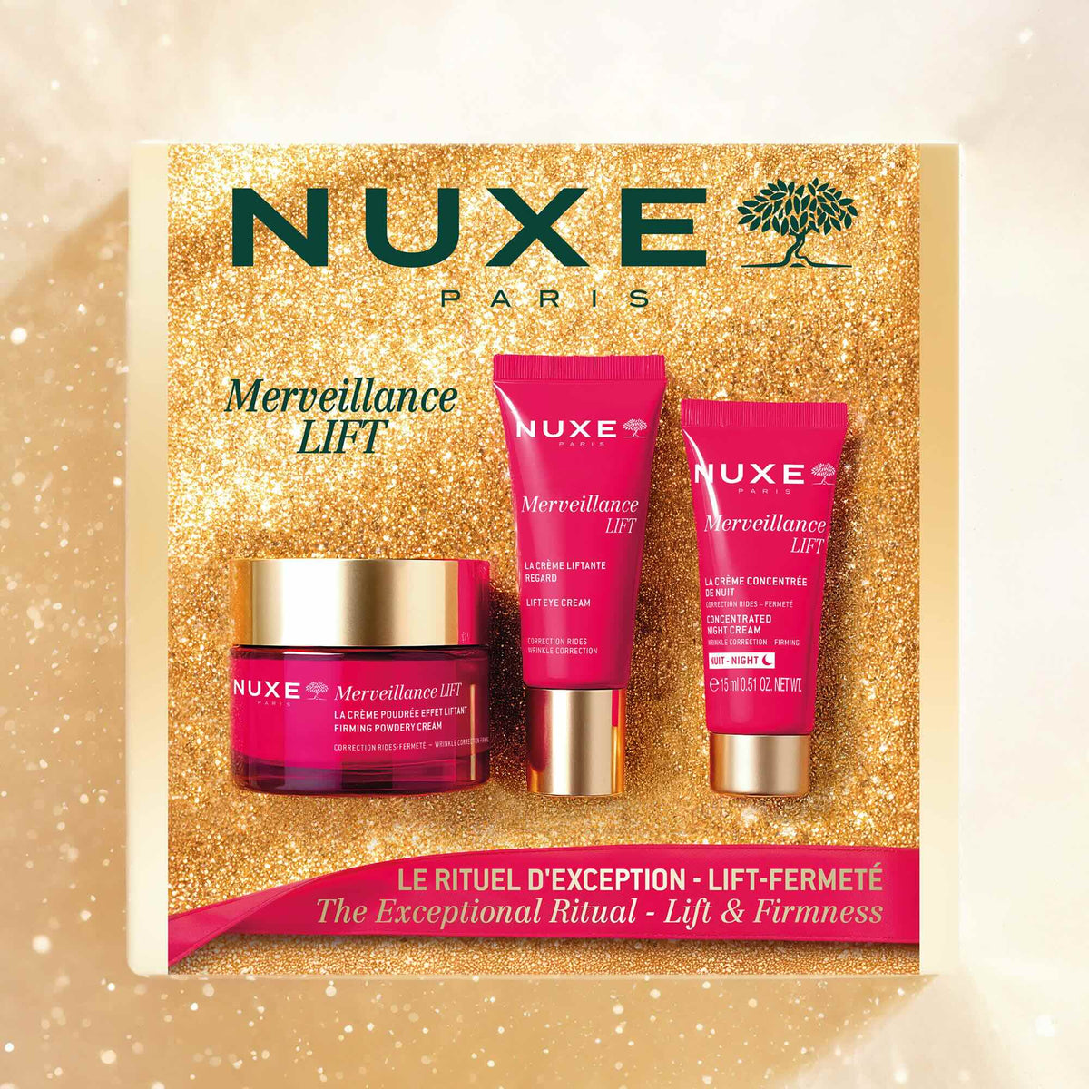 NUXE Weihnachtsset Merveillance Lift Das aussergewöhnliche Ritual (3 Stk)