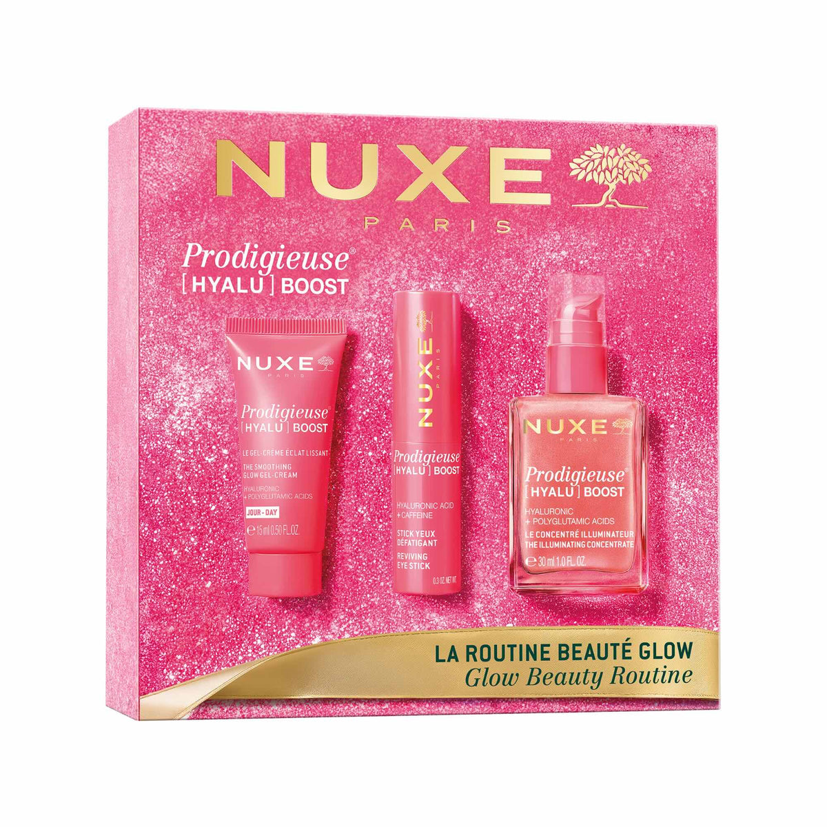NUXE Christmas Set Prodigieuse [Hyalu] Boost Glow Beauty Routine (3 pcs)