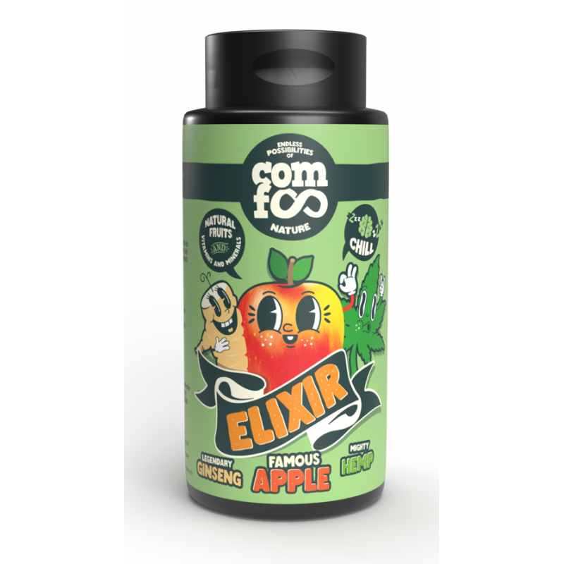 Comfoo Elixier Apple – Ginseng & Hemp Elixier (400ml)