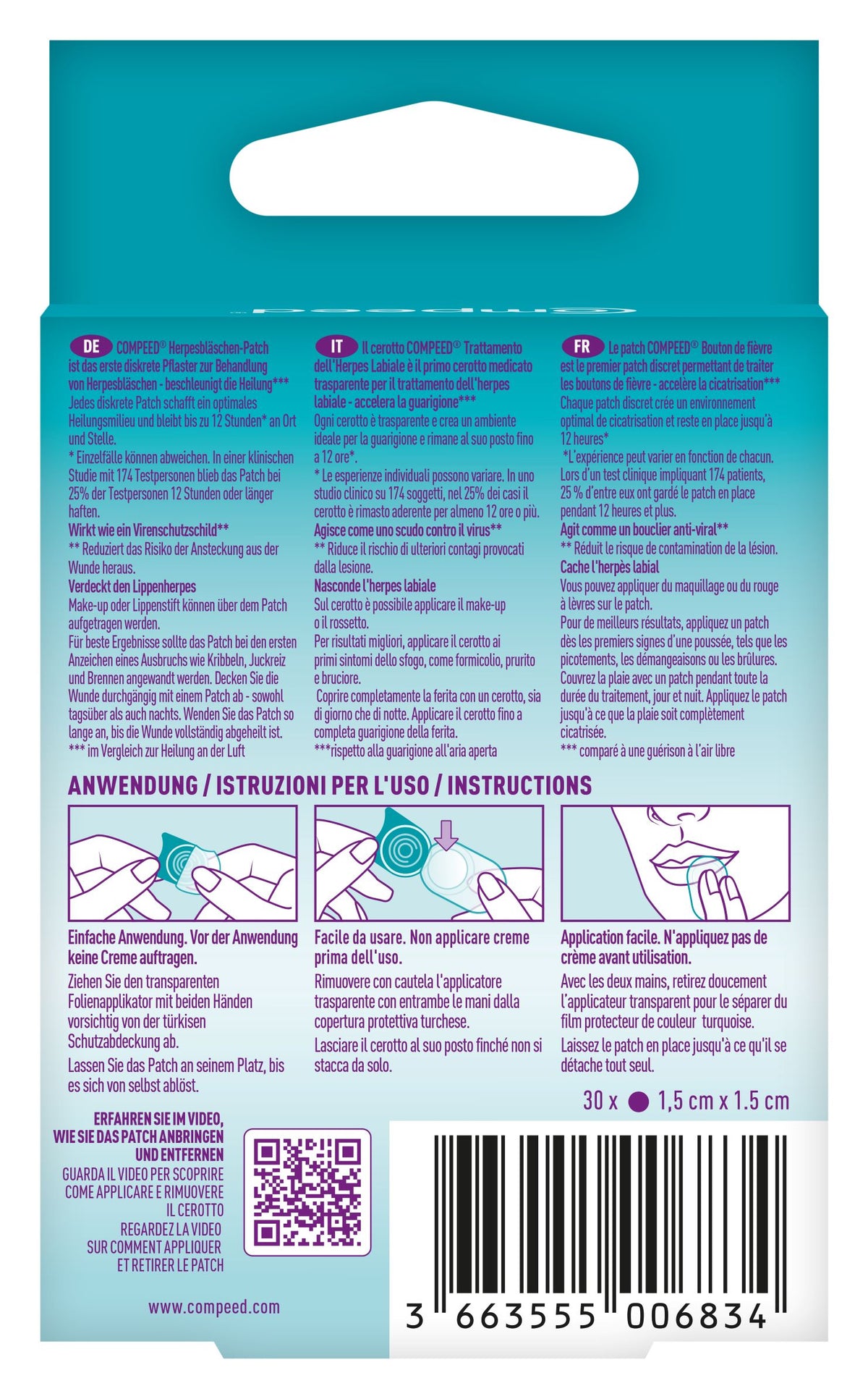 Compeed Herpesbläschen Patch (30 Stk)