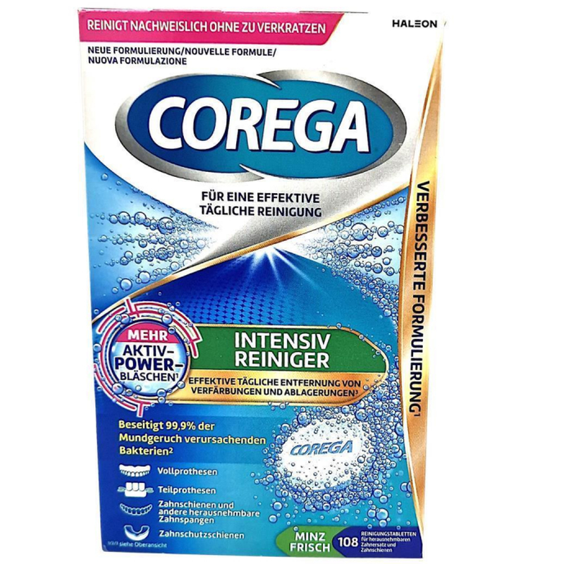 Corega Intensiv Prothesenreiniger Tabs (108 Stk)