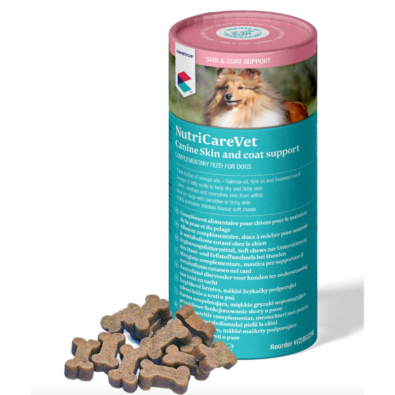 covetrus NutriCareVet Skin & Coat Support Hund Tabletten (60 Stk)