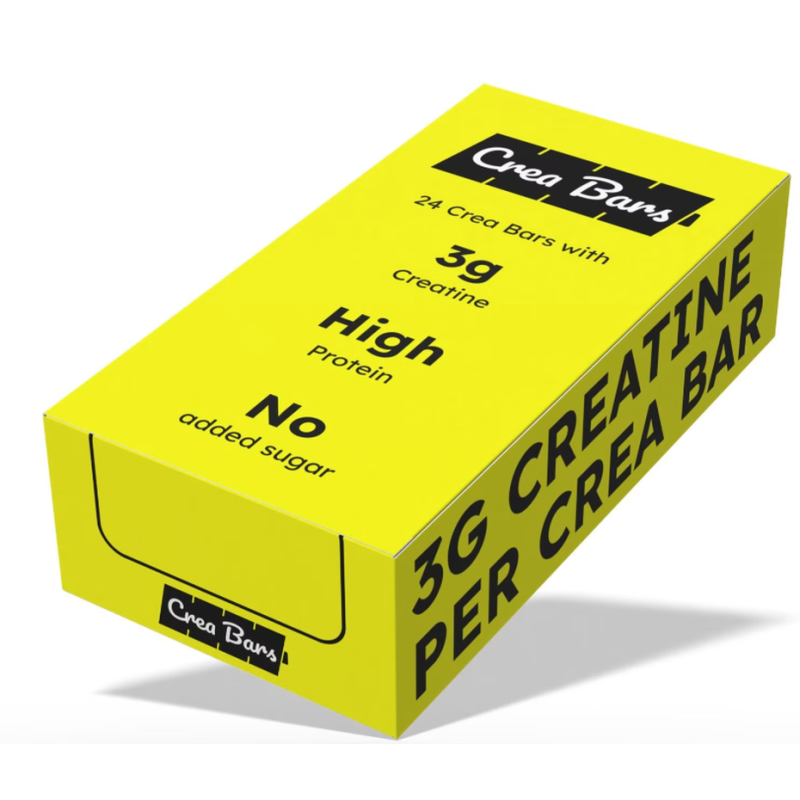 Crea Bars Vanilla, Kreatin & Protein (24x50g)
