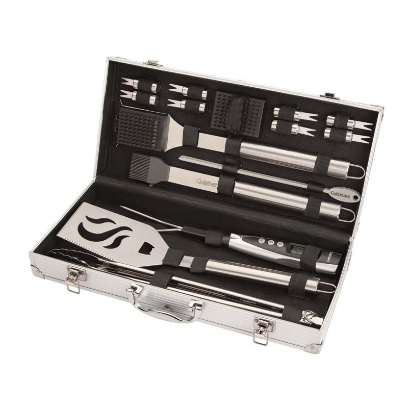 Cuisinart Deluxe-Grillset Edelstahl (20-teilig)