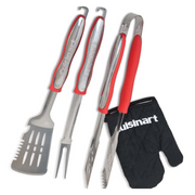 Cuisinart Grillbesteck-Set mit Grillhandschuh (4-teilig)