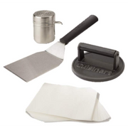 Cuisinart Smashed Burger-Set Gusseisen für 15-cm-Patty (4-teilig)