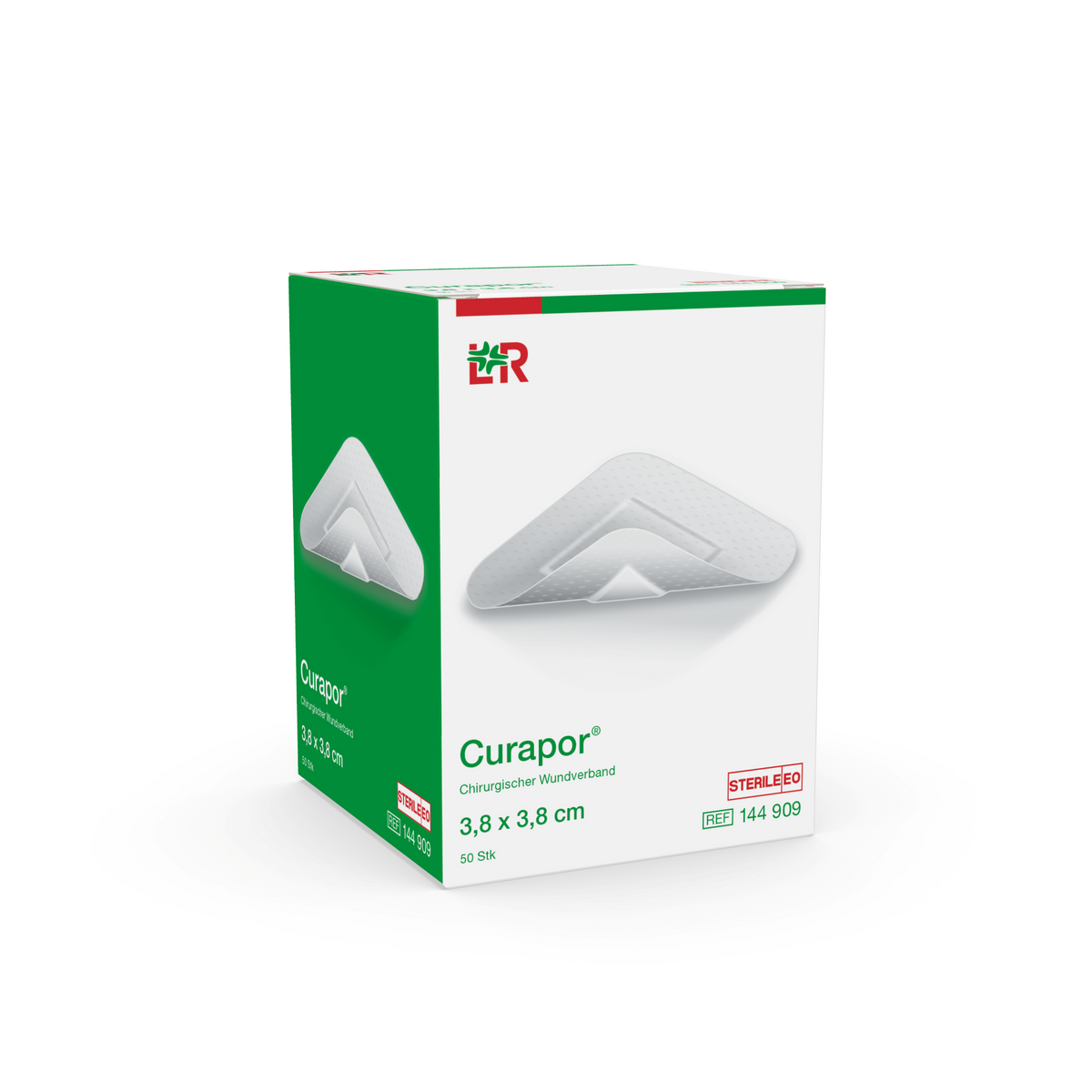 Curapor Chirurgischer Wundverband steril 3.8cm x 3.8cm (50 Stk)