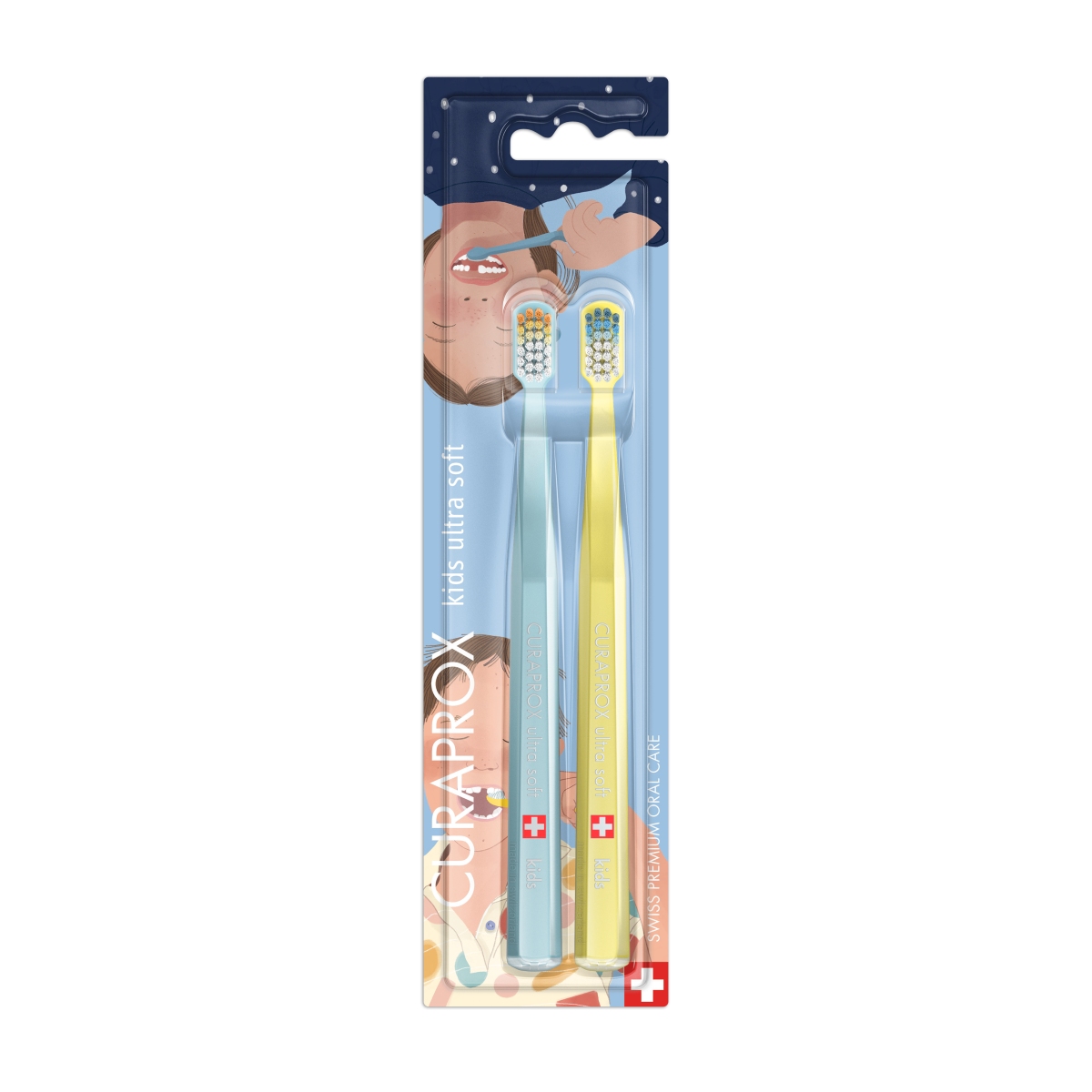 CURAPROX CS Kids Ultra Soft Kinderzahnbürste Helvetiq Edition (1 Stk)