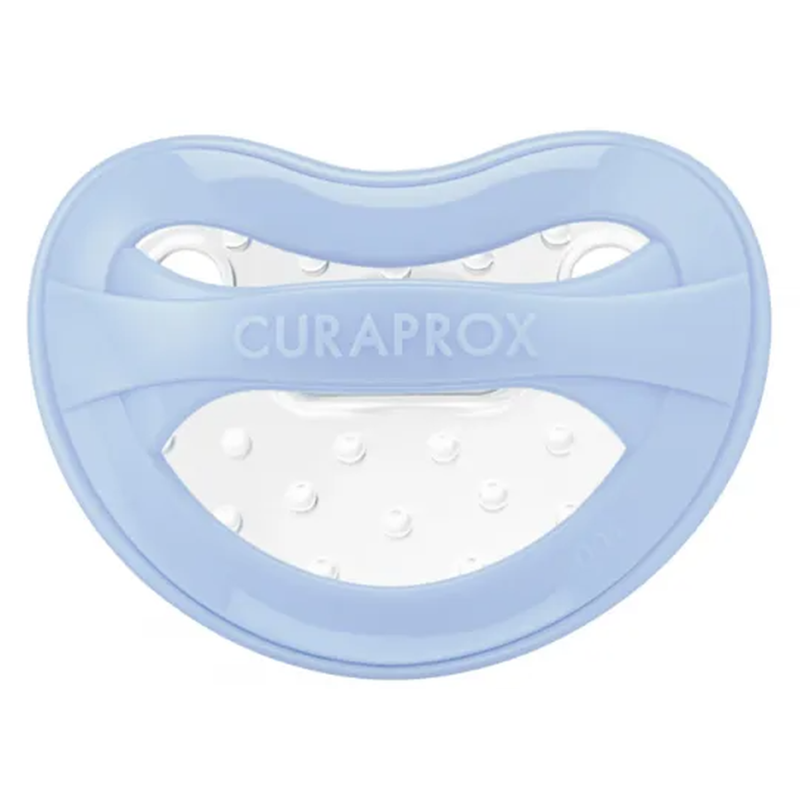Curaprox Nuggi, Grösse 1, blau, 1–2.5 Jahre (1 Stk)