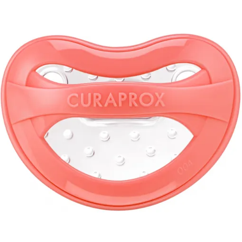 Curaprox Nuggi, Grösse 1, coral, 1–2.5 Jahre (1 Stk)