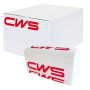 CWS Faltpapier Multi-Zellstoff hochweiss mit Z-Falz, 2-lagig (25x150 Blatt)