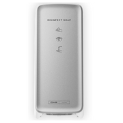 CWS Frontpanel PureLine Disinfect Foam Desinfektionsseifenspender, silber (1 Stk)