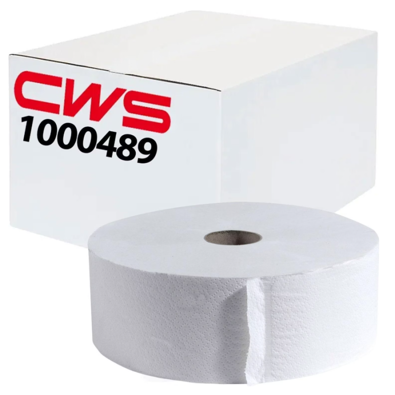 CWS ParadiseLine Recycling Toilettenpapier-Rollen Jumbo Superroll, 2-lagig, weiss (6 Stk)