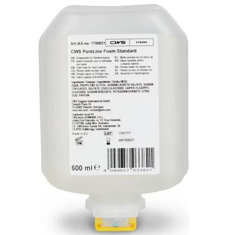 CWS PureLine Foam Standard Seifenschaum (8x600ml)