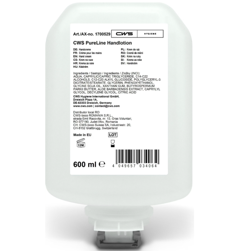 CWS PureLine Handlotion (8x600ml)