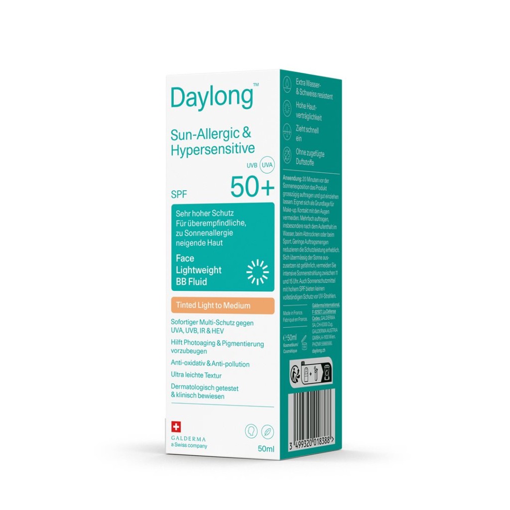Daylong Sun-Allergic & Hypersensitive Face Lightweight BB Fluid SPF50+ (50ml)