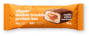 Vilgain Double Trouble Proteinriegel Vanille mit gesalzenem Karamell