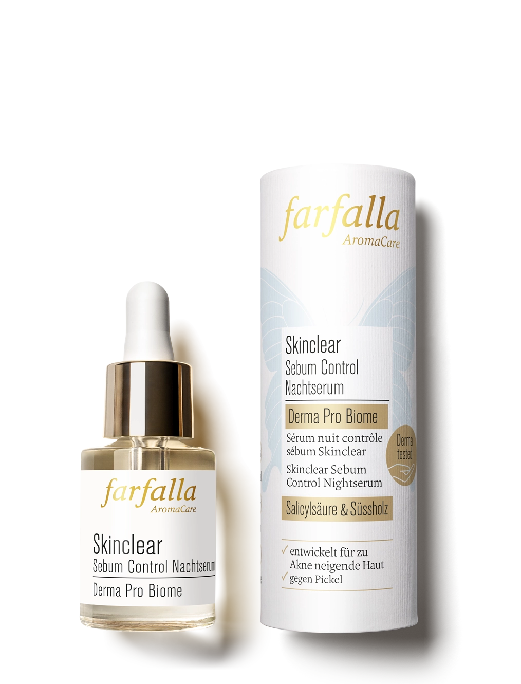 Farfalla Skinclear Sebum Control Nachtserum (15ml)
