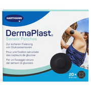 DermaPlast Sensor Patch schwarz, Durchmesser 29mm (20 Stk)