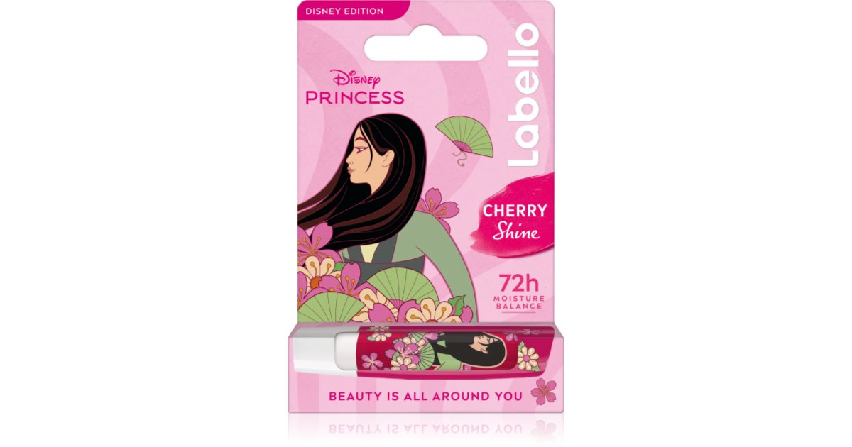 Labello Disney Princess Mulan Cherry Shine Baume à Lèvres (4.8g)