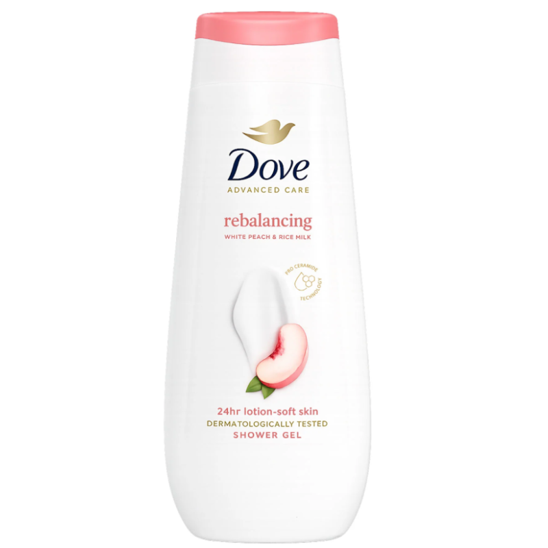 Dove Advanced Care Pfirsich & Reismilch Duschgel (225ml)