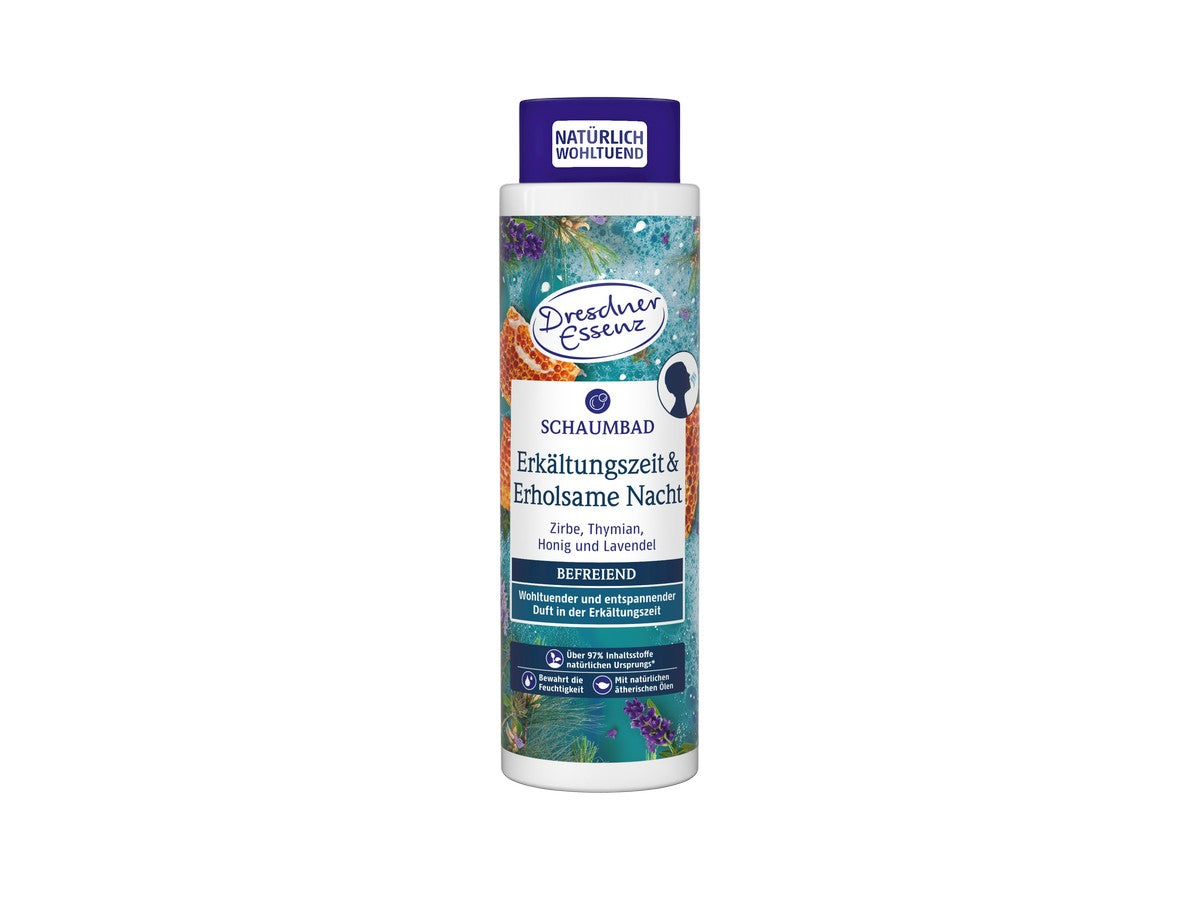 Dresdner Essenz Schaumbad Erkältungszeit & erholsame Nacht (500ml)