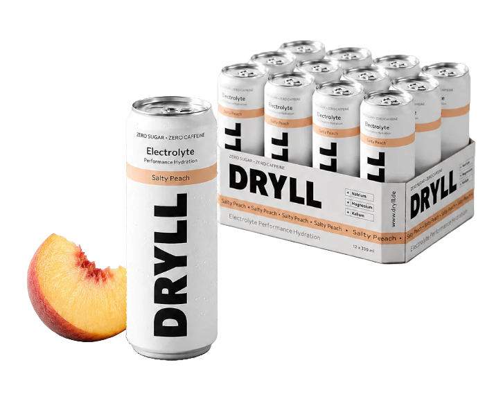 DRYLL Salty Peach Electrolyte Drink (12x330ml)