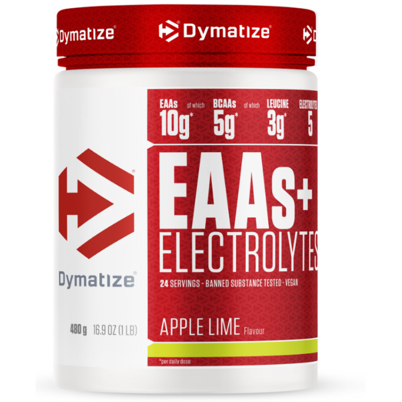 Dymatize EAAs+ Electrolytes Apple Lime (480g)