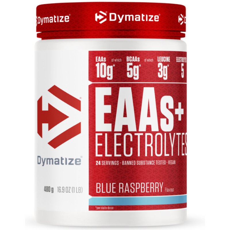 Dymatize EAAs+ Electrolytes Blue Raspberry (480g)