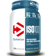 Dymatize ISO 100 Whey Proteinpulver, Cookies & Cream (932g)