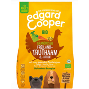 Edgard & Cooper Adult Frischer Bio-Truthahn & Freilandhuhn mit Bio-Karotte, Trockenfutter für Hunde (700g)