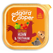 Edgard & Cooper Adult Huhn & Truthahn mit Apfel, Nassfutter für Hunde (11x150g)