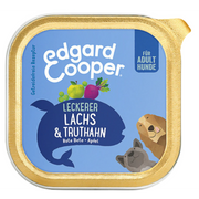 Edgard & Cooper Adult, Lachs & Truthahn mit Rote Bete, Nassfutter für Hunde (11x150g)