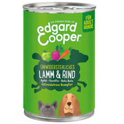 Edgard & Cooper Adult Lamm & Rind mit Apfel, Nassfutter für Hunde (6x400g)