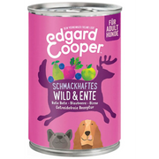 Edgard & Cooper Adult Wild & Ente mit Rote Bete, Nassfutter für Hunde (6x400g)