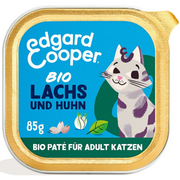Edgard & Cooper Bio-Lachs und Huhn mit Chiasamen, Nassfutter für Katzen (16x85g)