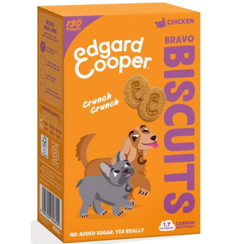 Edgard & Cooper Biscuits Huhn, Snacks für Hunde (400g)