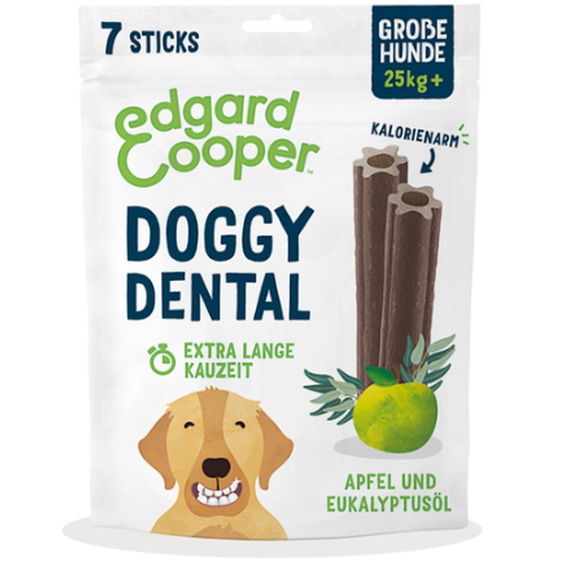 Edgard & Cooper Doggy Dental Apfel & Eukalyptus, Länge 12cm (160g)