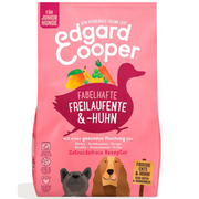 Edgard & Cooper Junior Frische Freilaufente & Huhn mit Kochbanane, Trockenfutter für Hunde (700g)