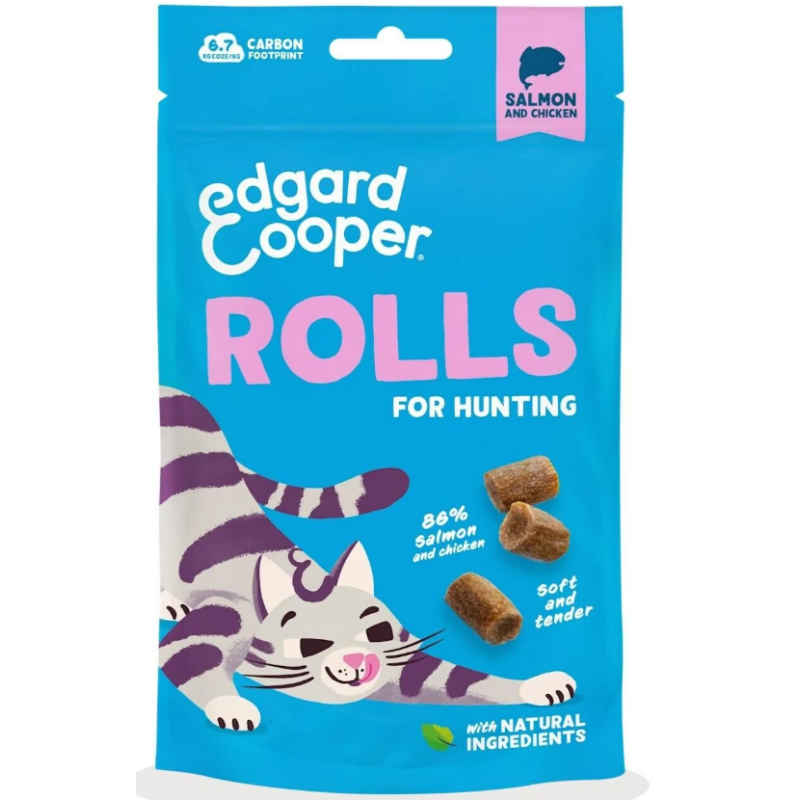 Edgard & Cooper Katzensnack-Rolls Lachs (45g)