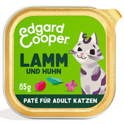 Edgard & Cooper Lamm und Huhn mit Cranberrys, Nassfutter für Katzen (16x85g)
