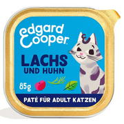 Edgard & Cooper MSC-Lachs und Huhn mit Cranberrys, Nassfutter für Katzen (16x85g)