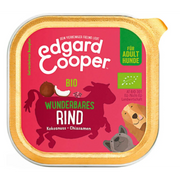 Edgard & Cooper Adult Bio-Rind mit Bio-Kokosnuss, Nassfutter für Hunde (17x100g)