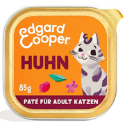 Edgard & Cooper Paté Adult Katzen, Huhn mit Cranberrys (16x85g)